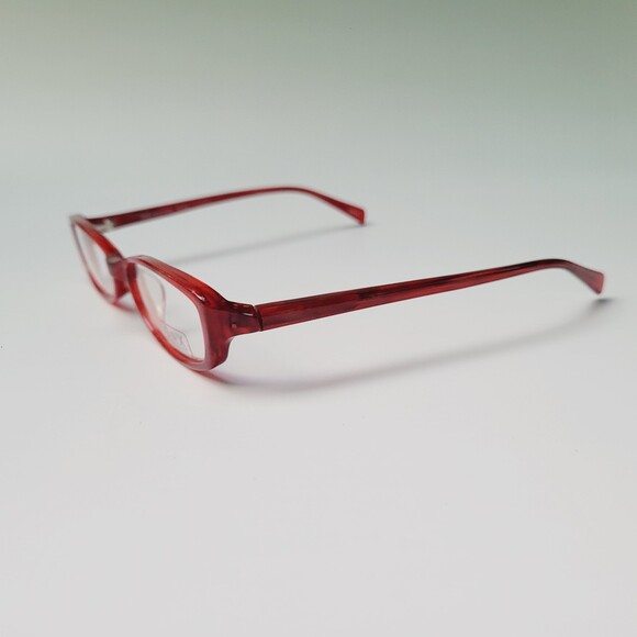 O&X New York OP-86U 50-16 137 Red oval glasses eyewear Col. 02 full frame N23 - Picture 3 of 13